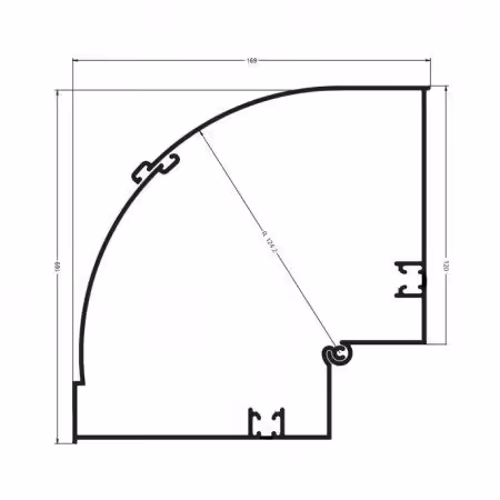 Guia Esquinero Graduable