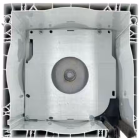 Persiana con cajón PVC recto, diseño clásico interior en PVC