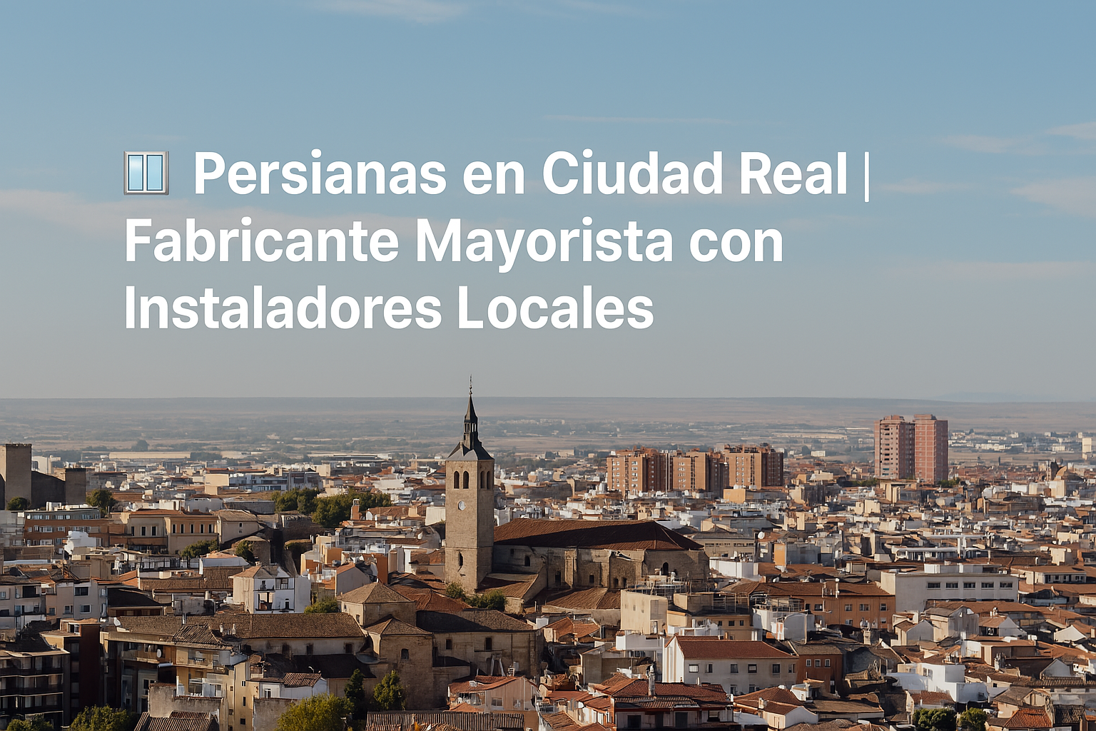 Venta de Persianas en Ciudad Real