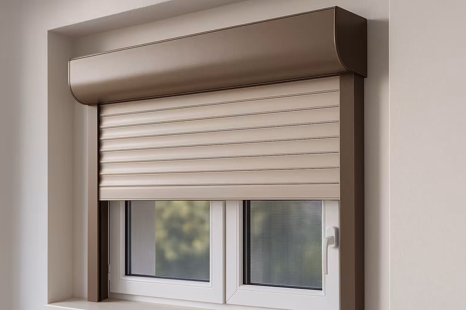 Persianas con Cajón