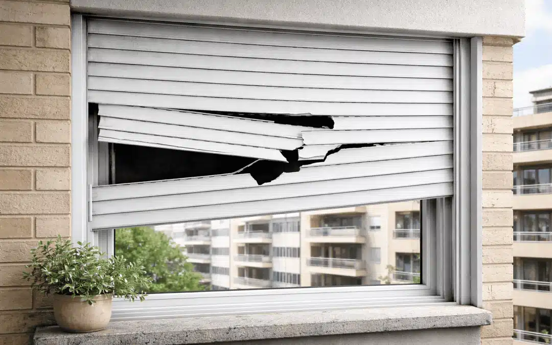 Persiana rota de PVC